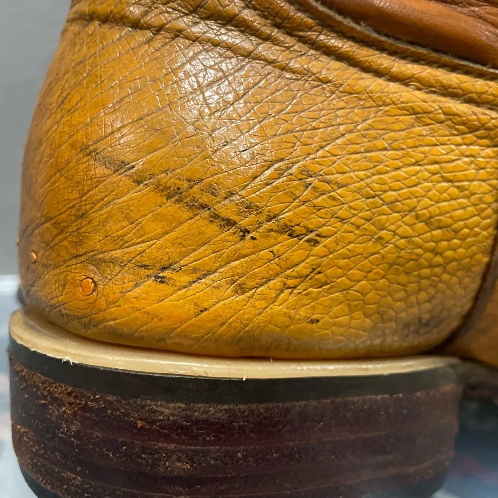 Vintage La Grange Ostrich Boots 10 1/2 - Picture 7 of 15